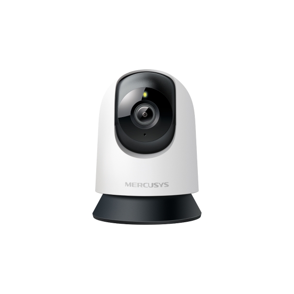 mercusys mc200 camara wifi seguridad 1080p vision nocturna hasta 12m movimiento 360 grados audio bidireccional color blanco
