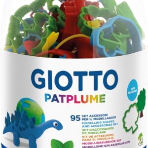 giotto patplumen pack con 95 accesorios para modelaje de plastilina