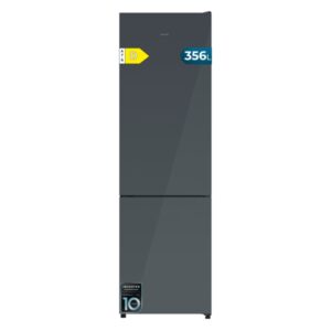 cecotec bolero coolmarket combi 356i grey glass d frigorifico combi 356l led modo vacaciones total nofrost frio envolvente puerta de cristal cajon humedad regulable 59.5x200cm color gris