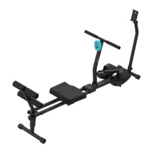cecotec drumfit rower compactrow maquina de remo soporta hasta 110kg incluye accesorios plegable resistencia hidraulica de 12 niveles kit de montaje incluido color negro