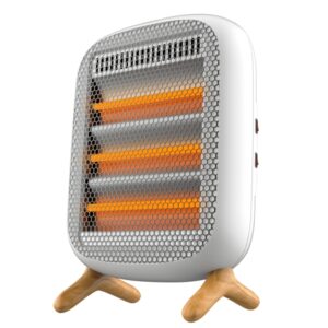 cecotec readywarm 1200 infrared calefactor por infrarrojos 1200w 3 niveles sensor antivuelco asa de transporte color blanco
