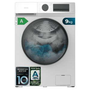 cecotec bolero dresscode 9450 inverter lavadora de carga frontal 9kg centrifugado 1400rpm temperatura regulable display led motor inverter inicio programable 16 programas color blanco