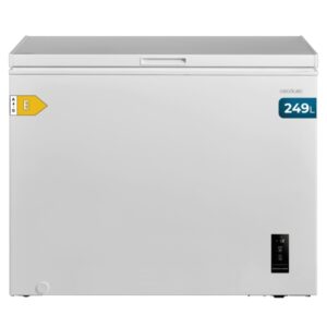 cecotec bolero coolmarket chest 249p white e congelador horizontal convertible capacidad 249l cesta con asas temperatura regulable alarma de puerta abierta color blanco