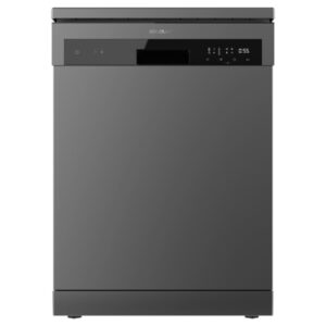cecotec bolero aguazero 6110 dark lavavajillas de 60cm 13 cubiertos temperatura regulable seguro infantil 6 programas inicio programable funcion media carga color gris oscuro