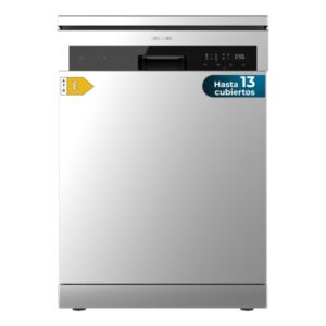 cecotec bolero aguazero 6110 inox lavavajillas de 60cm 13 cubiertos temperatura regulable seguro infantil 6 programas inicio programable funcion media carga color blanco
