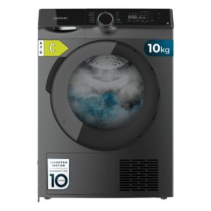 cecotec bolero dresscode dry 10505 inverter steel secadora con bomba de calor de 10kg 14 programas luz ultravioleta seguro infantil motor inverter inicio programable color gris oscuro