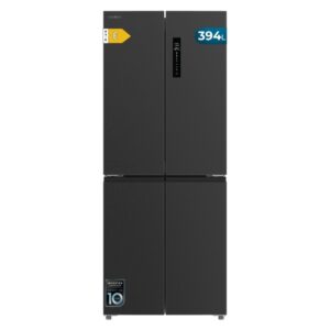 cecotec bolero coolmarket 4d 394 dark e frigorifico americano 4 puertas capacidad 394l luz led compresor inverter modo vacaciones silencioso clase e color gris oscuro