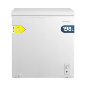cecotec bolero coolmarket chest 198m white d congelador horizontal convertible capacidad 198l temperatura regulable cesta con asas alarma de puerta abierta control mecanico color blanco