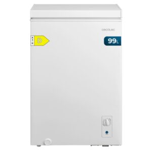 cecotec bolero coolmarket chest 99m white d mini congelador horizontal convertible capacidad 99l cesta con asas silencioso 38db temperatura regulable alarma de puerta abierta color blanco