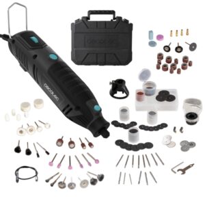 cecotec multihand 200 power multiherramienta rotativa 200w 256 accesorios maletin velocidad ajustable pantalla color negro
