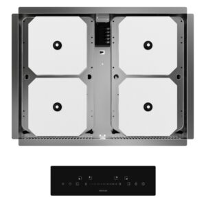 cecotec bolero squad i 4300 invisible fullflex cocina de induccion bajo encimera 7200w temporizador funcion booster 9 niveles de potencia funcion booster color negro