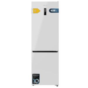 cecotec bolero coolmarket combi 456 white e frigorifico combi capacidad 456l compresor inverter congelacion ultrarapida silencioso frio envolvente clase e 201x59.5cm color blanco