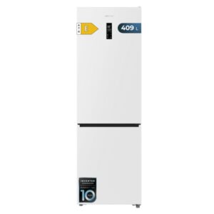 cecotec bolero coolmarket combi 409 white e frigorifico combi capacidad 409l compresor inverter congelacion ultrarapida silencioso frio envolvente clase e 185x59.5cm color blanco