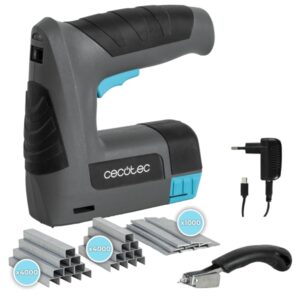 cecotec fasttacker 4000 grapadora inalambrica bateria 1500mah compatible con grapas y clavos quitagrapas incluido color gris oscuro