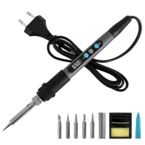 cecotec precissionsoldier 650 vision soldador de precision 100w pantalla digital incluye accesorios temperatura regulable hasta 650ºc color negro