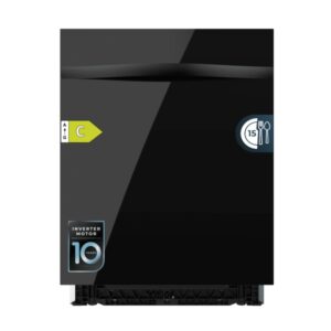 cecotec bolero aguazero 6620 full bi matt black glass lavavajillas integrable de 60cm 15 servicios modo turbo 8 programas motor inverter inicio programable color negro