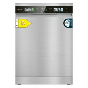 cecotec bolero aguazero 6320 inox lavavajillas de 60cm 15 servicios modo turbo pantalla xxl 8 programas bandeja para cubiertos inicio programable color acero