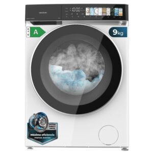 cecotec bolero dresscode 9970 direct drive lavadora de carga frontal capacidad 9kg velocidad 1400rpm puerta xxl 11 programas color blanco y negro