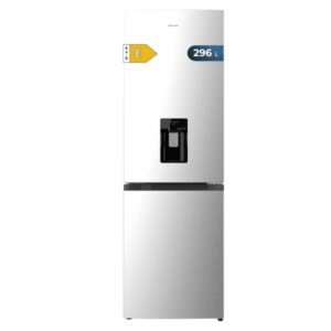 cecotec bolero coolmarket combi 296 df wd inox frigorifico combi capacidad 296l luz led defrost dispensador de agua congelacion ultrarapida 185x60x60cm color blanco