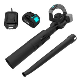 cecotec airforce 2in1 multifunction soplador de hojas inalambrico 3000w bateria 21v 4ah incluye accesorios velocidad hasta 300km/h color negro