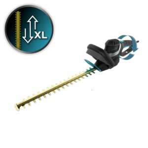 cecotec titaniumsword 610 xl cortasetos espada xl de 61cm mando rotatorio encendido seguro cubierta protectora cuchillas de titanio color negro
