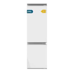 cecotec bolero coolmarket combi bi s df 270 e frigorifico combi integrable 270l incluye accesorios vidrio templado defrost cajon para carne y pesado clase e 177x54cm color blanco