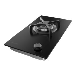 cecotec bolero squad g 1400s nano glass cocina de gas encastrable 1 quemador acabado en cristal negro 3.4kw parrillas de hierro fundido wok de triple corona color negro