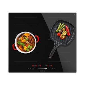cecotec bolero squad i 4001 flex cocina de induccion encastrable 7200w bloqueo de seguridad temporizador control tactil 9 niveles de potencia funcion booster color negro