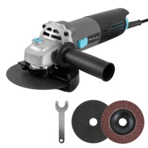 cecotec radialpower 780 filtra radial de 115mm 780w velocidad 12.000rpm mango de doble posicion filtros traseros rosca m14 color gris oscuro