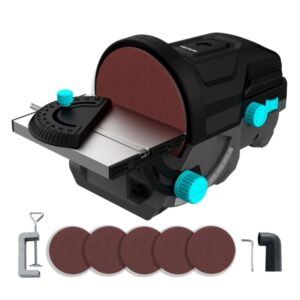 cecotec perfectsurface 1000 stand disc lijadora de disco de sobremesa 140w incluye accesorios conector para aspiradora color negro
