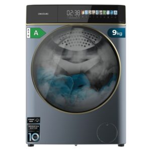cecotec bolero dresscode 9900 inverter fullcolor titanium a lavadora de carga frontal capacidad 9kg velocidad 1400rpm pantalla 10.3" puerta xxl motor inverter 11 programas color azul