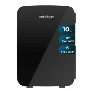cecotec bolero minicooling 10l bahamas black mini frigorifico portatil capacidad 10l 12v/220v temperatura regulable enfria hasta 7ºc funcion calentamiento hasta 65ºc color negro