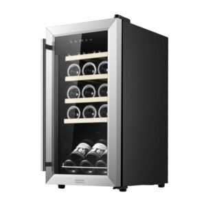 cecotec bolero grandsommelier 1550 inox compressor vinoteca para 15 botellas silencioso 39db temperatura regulable compresor de enfriamiento control tactil color acero