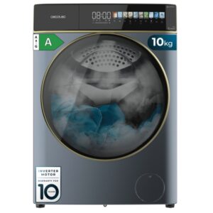 cecotec bolero dresscode 10900 autodose inverter fullcolor titanium a lavadora de carga frontal con autodosis capacidad 10kg velocidad 1400rpm pantalla 10.3" motor inverter color azul