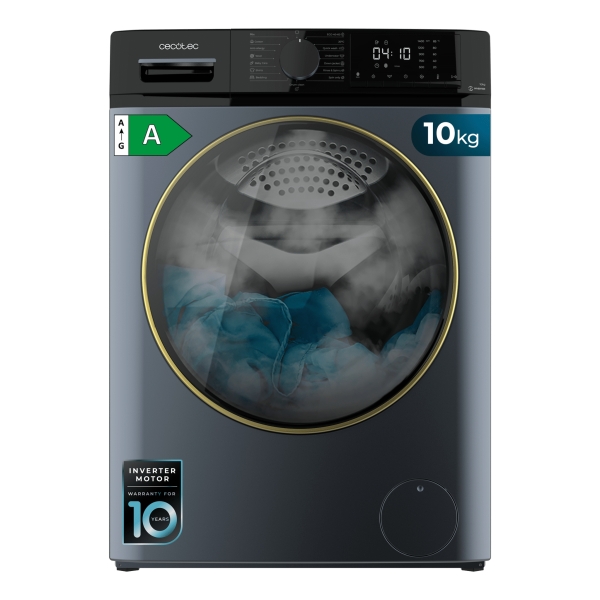cecotec bolero dresscode 10610 inverter titanium a lavadora de carga frontal capacidad 10kg velocidad 1400rpm seguro infantil motor inverter 15 programas color azul