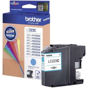 brother lc223 cyan cartucho de tinta original lc223cbp