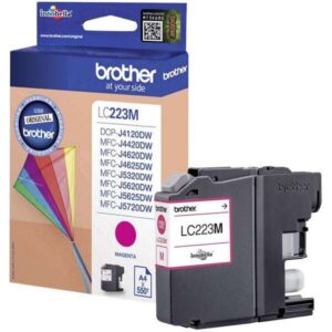 brother lc223 magenta cartucho de tinta original lc223mbp