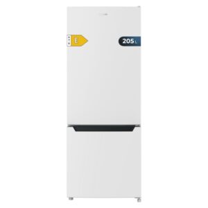 cecotec bolero coolmarket combi 205 df white e frigorifico dos puertas capacidad 205l defrost display interior puerta reversible clase e 54x55x144cm color blanco