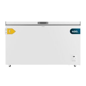 cecotec bolero coolmarket chest 400 white e congelador horizontal convertible capacidad 400l temperatura regulable seguro infantil compresor inverter color blanco