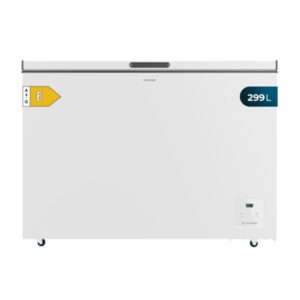 cecotec bolero coolmarket chest 299 white e congelador horizontal convertible capacidad 299l temperatura regulable seguro infantil cesta interior compresor inverter color blanco