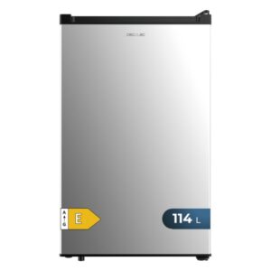cecotec bolero coolmarket tt 114 l inox mini frigorifico capacidad 114l luz led temperatura regulable 50.6x55.1x83.6cm color acero