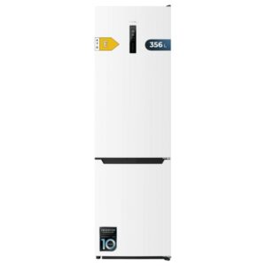 cecotec bolero coolmarket combi 356 white e frigorifico combi capacidad 356l modo vacaciones frio envolvente cajon humedad regulable clase e 59.5x63.5x200cm color blanco