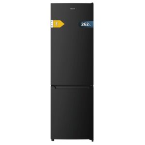 cecotec bolero coolmarket combi 262 black e frigorifico combi capacidad 262l luz led temperatura regulable funcionamiento ciclico clase e 54.5x59x170cm color negro