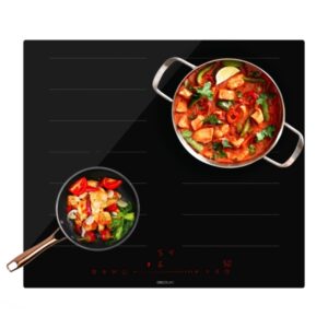 cecotec bolero squad i 4300 fullflex cocina de induccion encastrable 7400w detector de sartenes temporizador control tactil 9 niveles de potencia funcion booster color negro