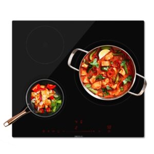 cecotec bolero squad i 3300 cocina de induccion encastrable 7400w detector de sartenes temporizador control tactil 9 niveles de potencia funcion booster color negro