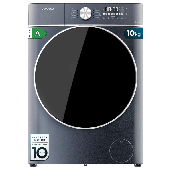 cecotec bolero dresscode 10800 inverter ice blue a lavadora de carga frontal capacidad 10kg velocidad 1400rpm seguro infantil motor inverter 16 programas color azul