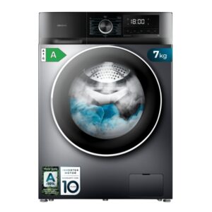 cecotec bolero dresscode 7500 inverter steel a lavadora de carga frontal capacidad 7kg velocidad 1400rpm seguro infantil display led motor inverter inicio programable color negro y gris