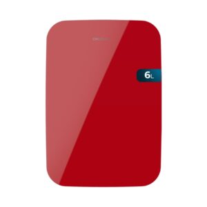 cecotec bolero minicooling 6l bahamas red mini frigorifico portatil capacidad 6l 12v/220v temperatura regulable enfria hasta 5ºc funcion calentamiento hasta 65ºc color rojo