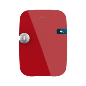 cecotec bolero minicooling 4l rio red mini frigorifico portatil capacidad 4l voltaje 12v temperatura regulable enfria hasta 5ºc funcion calentamiento hasta 65ºc color rojo