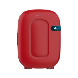 cecotec bolero minicooling 4l bora red mini frigorifico portatil capacidad 4l voltaje 12v temperatura regulable enfria hasta 7ºc funcion calentamiento hasta 50ºc color rojo